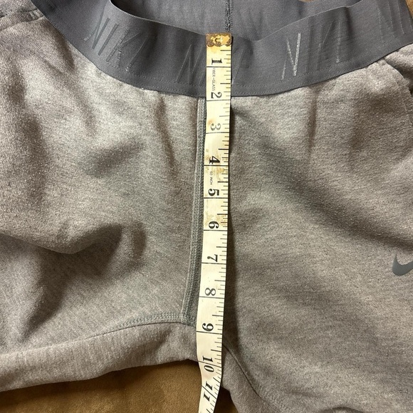 Nike Dri Fit Sportswear Jogger Sweatpants Fleece Gray Waist Band cotton size S - Picture 6 of 9